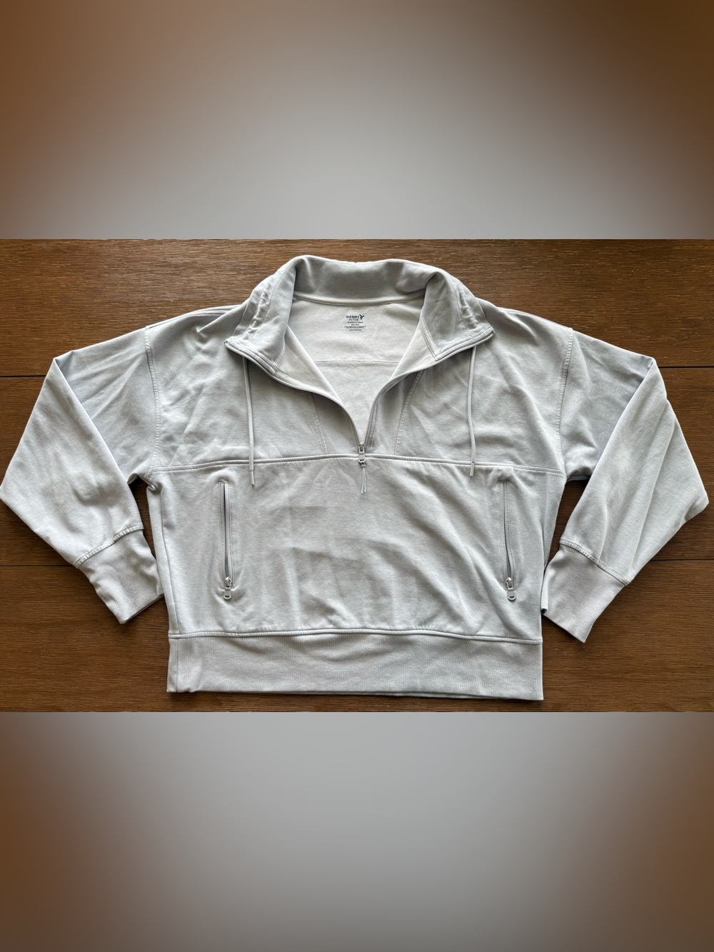 Old Navy Active Dynamic Fleece Half-Zip in Gray